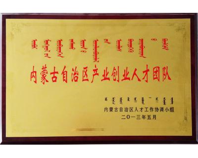 內(nèi)蒙古自治區(qū)產(chǎn)業(yè)創(chuàng)業(yè)人才團隊